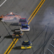 A wreck in the Daytona 500 qualifying races on Thursday. Photo credit: Brian Lawdermilk/Getty Images